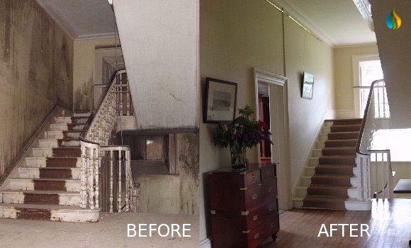 Fire Damage Before & After